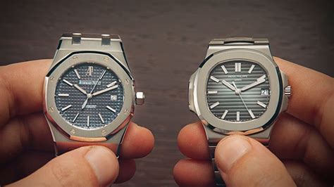 audemars piguet royal oak vs patek philippe nautilus|patek philippe royal oak watch.